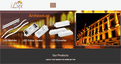 Desktop Screenshot of iluxelectricals.com